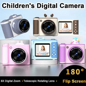 Cámara de Video MOS 1080P para Niños de 7 a 12 Años, Pantalla Selfie Abatible de 2.4'', MicroSD, 48MP, Zoom >40x, Luz LED Estéreo, 600mAh S6 - Product Image 2