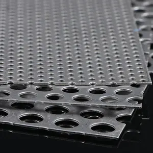 300mm X 200mm X 1mm Titanium Metal Mesh Sheet Perforated Diamond Type Hole Plate