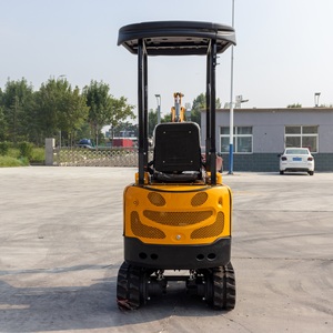 Mini-excavatrice de 1 tonne la plus vendue, conforme aux normes EPA 5, petite excavatrice sur chenilles à haute performance pour l'aménagement paysager - Product Image 5