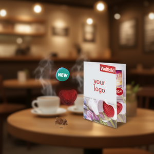 Scatola Regalo di Cioccolato al Latte Weltbild Heart Card, Caramelle Promozionali - Product Image 3