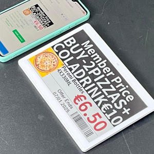 Étiquette électronique de rayon (ESL) avec écran e-ink EPD de 1,54/2,13/2,66/2,9/4,2/7,5 pouces, système EAS, NFC et API de serveur local - Product Image 4