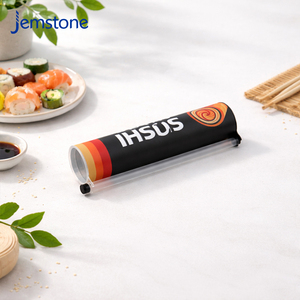 Custom Logo Recyclable Food Grade Cardboard Sushi Paper Cylinder Packaging Box Easily Sushi Push Pop up Paper Tube <b>Container</b> - Product Image 4