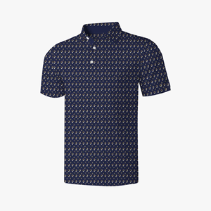 เสื้อโปโลกอล์ฟผู้ชายแบบแห้งเร็วสั่งทำพิเศษจากโรงงาน (OEM) คุณภาพสูง ระบายความชื้นได้ดี เหมาะสำหรับฤดูร้อน ผลิตจากผ้าถัก 92% โพลีเอสเตอร์ 8% สแปนเด็กซ์ ลายทาง - Product Image 4