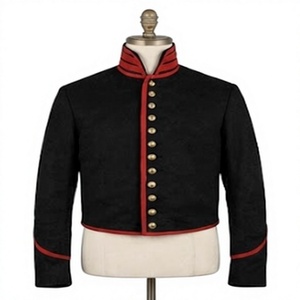 Vestes en tissu 100% laine brodées à la main, reproduction d'uniformes historiques d'extérieur, logo personnalisé - Product Image 1