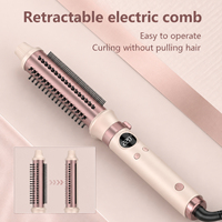 Rizador de Pelo Retráctil Elegante con Pantalla LCD para Hoteles, Hogares y Mercados Profesionales