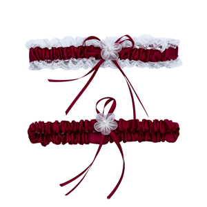 <span class=keywords><strong>Porte</strong></span>-jarretelles de mariée avec perles et ruban de fleurs sexy pour accessoires de mariage ensemble de lingerie - Product Image 5