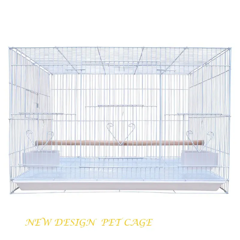Nuovo Design confortevole porta da allevamento pieghevole bianco gabbia per pappagalli pannelli gabbia per pappagalli per uccelli all'aperto gabbia per pappagalli
