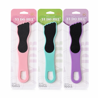 Râpe professionnelle double face en forme de pied pour éliminer les callosités, lime à pédicure, éliminateur de peaux mortes pour salon, SPA et soins à domicile