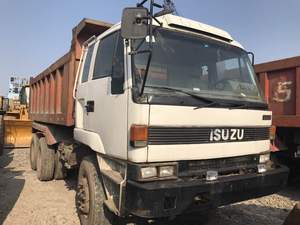 รถบรรทุกอีซูซุ CXZ81K แบบดัมพ์ เครื่องยนต์ 10PE1 มือสอง ขับเคลื่อน 6x4 ใช้เชื้อเพลิงดีเซล เกียร์ธรรมดา พวงมาลัยซ้าย มาตรฐานไอเสียยูโร 3 - Product Image 3