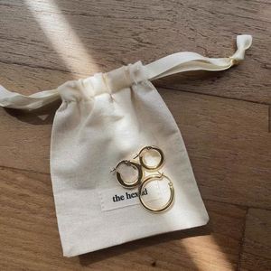 100% Recycled Cotton Canvas Gift Bags Custom Logo Printing <b>Drawstring</b> Dust Bag Small Canvas Fabric <b>Pouch</b> - Product Image 3