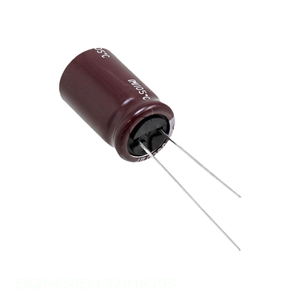 ตัวเก็บประจุแบบ Through Hole CAP ALUM 390UF 20% 63V RADIAL TH EKZN630ELL391MK20S 390 ยูเอฟ - Product Image 1