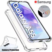Coque de téléphone transparente pour Samsung A36 A56 A16 A06 A35 A55 A25 A15 A17 A07 A04E A14 A24 A26 A32 A05S, coque transparente antichoc