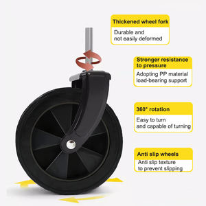 Chariot de plage pliable à grande capacité et robuste, chariot utilitaire pliable, chariot de jardin <span class=keywords><strong>portable</strong></span>, chariot de camping, chariot de courses OEM - Product Image 5