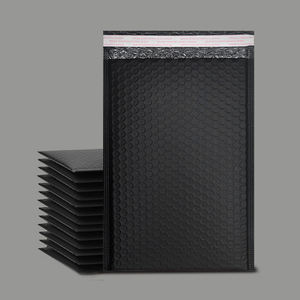 Bolsa de Burbujas de Película Coextruida Biodegradable Ecológica Negra de 40x50+5CM de Grosor para Cosméticos, Joyería, CD, con Logotipo Personalizado - Product Image 1