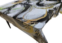 Fabricant de nappes personnalisées en PVC imprimé, couvre-table en vinyle imperméable, OEM ODM, vente en gros, approvisionnement en vrac, usine