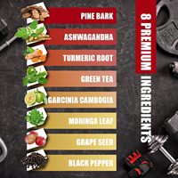 Capsules d'extrait végétal de Solilan en gros, marque OEM et marque privée, à base de croûte de pin naturelle, de moringa et de pépins de raisin avec ashwagandha