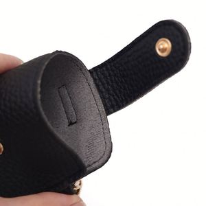 Stylish Faux Leather Sunglasses <b>Case</b> With Strap Wrist Bag Portable <b>Glasses</b> Holder <b>for</b> Travel Outdoor - Product Image 5