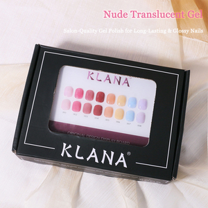 Palette de couleurs macaron gel UV translucide nude arc-en-ciel 2026, formule saine, non toxique - Product Image 6