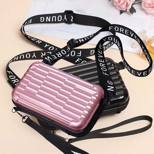สีฟ้าสีดำสีแดงโลโก้โปรโมชั่น ABS PC พลาสติกกระเป๋าเดินทาง MINI กล่องซิปสำหรับสตรี Cosetics - Product Image 1