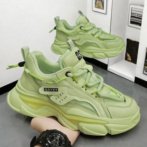 Zapatillas Deportivas Casuales de Alta Calidad para Hombre y Mujer, Transpirables, con Amortiguación, Aumento de Altura, Forro de Cuero Genuino, para Invierno - Product Image 3