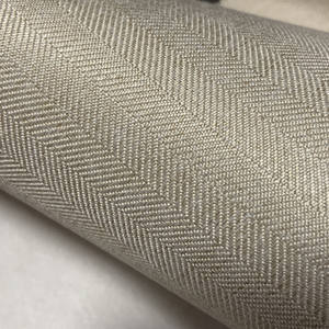 Modern stijl visgraatpatroon linnen wandbekleding 2,8m Chinese grijs katoen, makkelijk voor hotelkamers, winkelcentra, waterdicht - Product Image 1