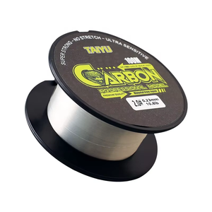 0,14mm-0,47mm 100m línea de pesca de fluorocarbono de carbono súper resistente al desgaste mono filamento línea de pesca de fluorocarbono de carbono - Product Image 6