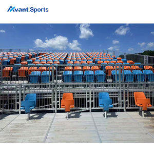 야외 비계 경기장 관람석 영구 관람석 고정 접이식 경기장 좌석 축구 필드 계층 금속 표백제 - Product Image 2