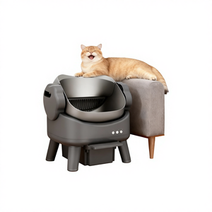 Selbst reinigende Katzen toilette mit Open-Top-Design APP-Steuerung Doppelte Sicherheits sensoren Automatische Katzen toilette Geeignet für Mehr katzen - Product Image 3