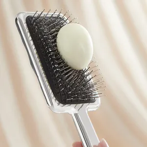 Anti Static Fluffy Air Cushion Comb With Airflow And Floral Fragrance Belt Cleaning Brush Hair Massage Comb