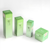 Boîtes d'emballage en papier pliables recyclables personnalisées, impression quadricolore, revêtement UV pour vernis à ongles, huiles cosmétiques, marque OME