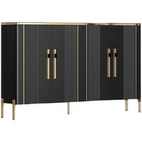 Meuble à chaussures en bois de luxe italien, moderne et minimaliste, multifonctionnel, pour entrée, couloir, balcon, hall d'entrée, rangement MH