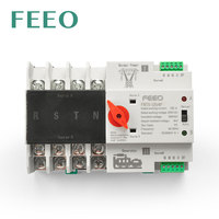 FEEO FNTS-125 4P AC 125A Commutateur de transfert automatique (ATS) à double alimentation pour PC et onduleur solaire