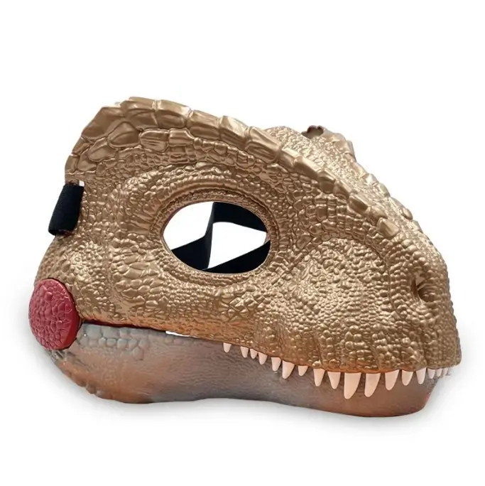 Realistic Sounds Dinosaur Mask Moving Mouth Open Halloween Party Role Playing Headdress Costume Mask Dinosaur For Kid