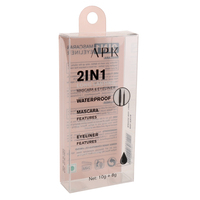 Boîte d'emballage transparente en PET pour produits cosmétiques pliables avec logo personnalisé