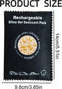 Sac <span class=keywords><strong>d</strong></span>éshumidificateur réutilisable pour pare-brise, <span class=keywords><strong>absorbeur</strong></span> <span class=keywords><strong>d</strong></span>'<span class=keywords><strong>humidité</strong></span> compact pour voiture, véhicule et caravane pour prévenir l'<span class=keywords><strong>humidité</strong></span> et la transpiration. - Product Image 2