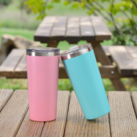 Gobelet isotherme personnalisé avec logo, 22 oz, en acier inoxydable, réutilisable, isolé sous vide, portable, tasse de voyage, tasse à café avec couvercle