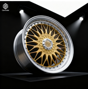 4 Piezas Nuevas <span class=keywords><strong>Llantas</strong></span> de Aleación de Aluminio Forjado Pintadas de 18-20 Pulgadas 5x112/120 PCD Multirradio de Dos Piezas 30mm 100mm 20mm - Product Image 2