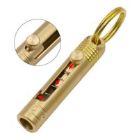 Couteau miniature en laiton pour découpe de papier, porte-clés d'autodéfense, outil de démontage exquis et portable pour activités extérieures et travaux d'art express
