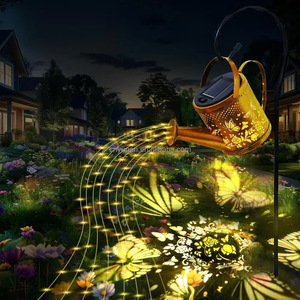 Lámparas Solares LED para Jardín, Lámpara <span class=keywords><strong>Solar</strong></span> para Exteriores con Forma de Tetera, Iluminación Decorativa Impermeable para Jardín - Product Image 1