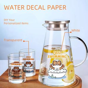 สติ๊กเกอร์น้ำแบบถ่ายโอนลายขาว Aoyu สำหรับรถโมเดลและเครื่องบิน-การถ่ายโอนที่รวดเร็ว 500 แผ่น/แพ็ค พิมพ์ดิจิทัล/สกรีน - Product Image 3