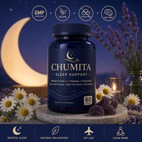 Gummies de mélatonine en gros pour le sommeil, marque privée OEM, 5mg 10mg, camomille, L-Théanine, non accoutumant, végétalien, sans sucre, pour adultes