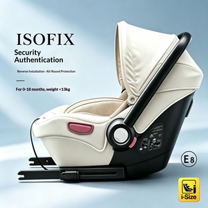 Siège auto transfrontalier pour enfant, type nacelle, portable, installation en un clic, interface <span class=keywords><strong>ISOFIX</strong></span>, pour bébés de 9 mois à 4 ans - Product Image 2