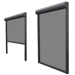 PVC Windproof bên ngoài dù để che nắng trong suốt bên ngoài ziptrack Patio ngoài trời cửa sổ cơ giới con lăn không thấm nước rèm che - Product Image 6