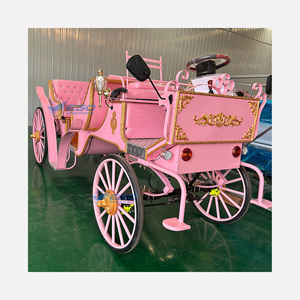 High Quality Sightseeing Electric Horse Cart Horse Carriage for Special Sightseeing Transportation Horse Carriage Low Price - Product Image 1