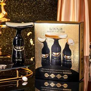 High-Tech 3 têtes électrique <span class=keywords><strong>Anti</strong></span>-rides <span class=keywords><strong>visage</strong></span> cou <span class=keywords><strong>Massage</strong></span> Machine dispositif de batterie pour soins de la peau <span class=keywords><strong>visage</strong></span> cou levage masseur - Product Image 1