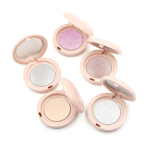 Paleta de polvo de resaltador personalizado, resaltador facial al horno, resistente al agua, larga duración, brillante, aclara el color de la piel - Product Image 3