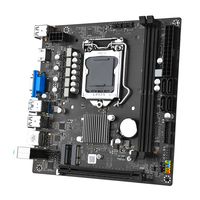 Placa base compacta para mini ordenador de oficina Intel 10th 11th Gen CPU LGA1200 DDR4 3200MHz M2 NVMe SSD, placa base compacta de 1/2"