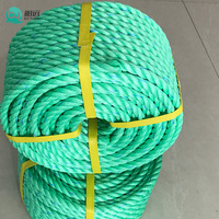 Corde d'emballage PP à 4 brins résistante aux UV, diamètre personnalisé 6-60 mm, colorée, pour l'emballage et le regroupement - Vente chaude
