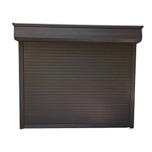 Porte de garage automatique moderne à panneaux plats en aluminium, silencieuse, isolée, antivol, <span class=keywords><strong>volet</strong></span> roulant <span class=keywords><strong>pour</strong></span> usage résidentiel, RAL personnalisé - Product Image 6