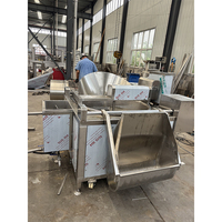 Friteuse industrielle à agitation par palette, équipement de friture profonde pour la fabrication de snacks frits, de noix et de chips de pommes de terre
